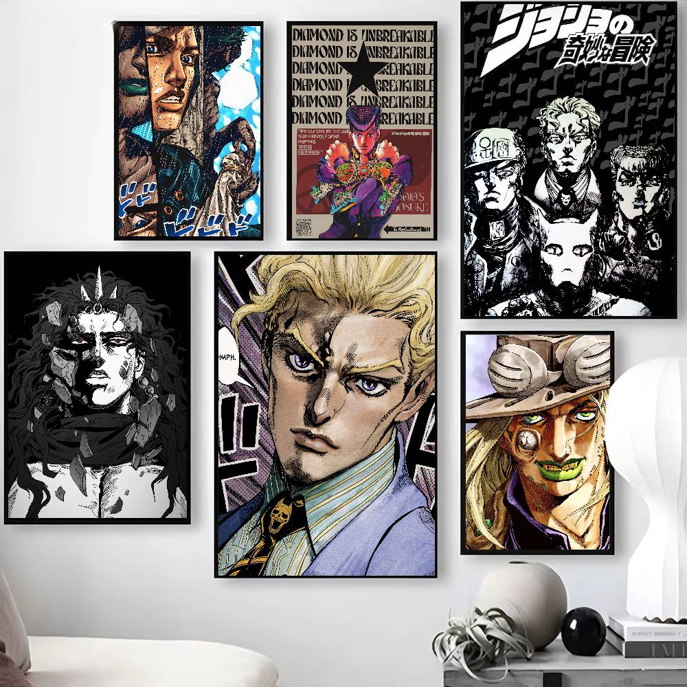 Retro Gaming Wallpaper - Beliebtes Manga JoJo B-Bizarre A-Adventure Anime