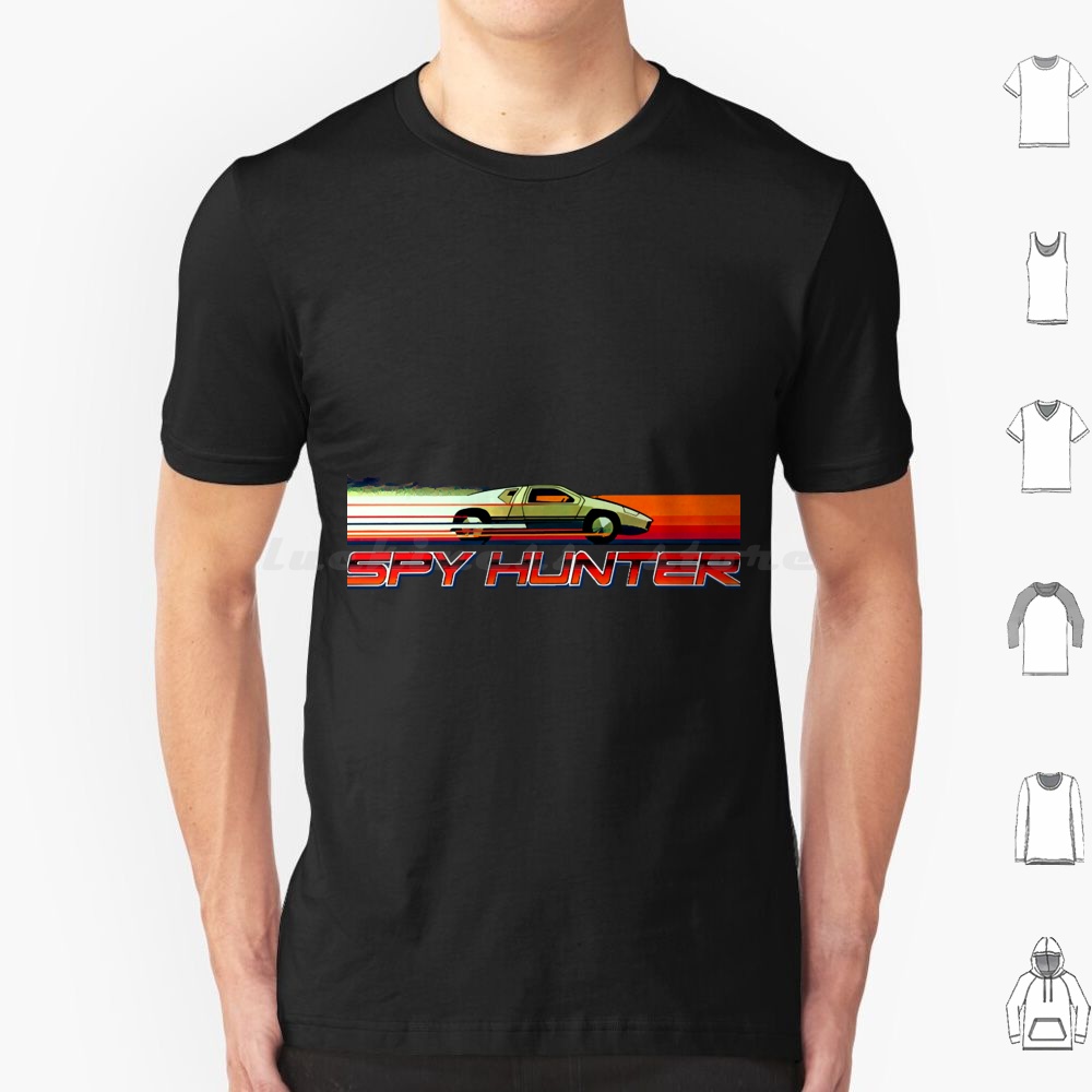 Retro Gaming Video - Mod.5 Arcade Hunter Videospiel-T-Shirt, große Größe,