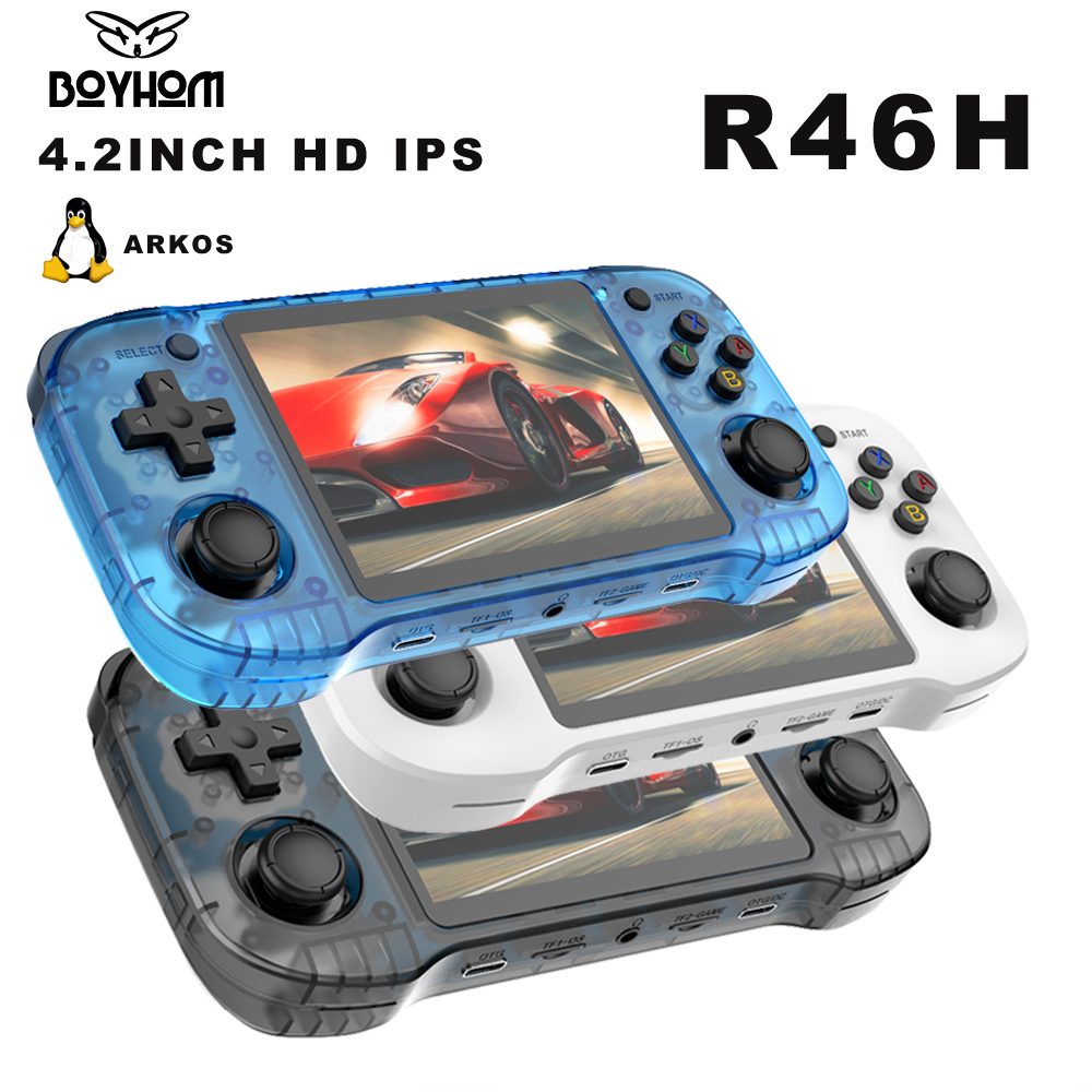 Retro Gaming On Linux - R46H Retro Handheld Spielkonsole Linux System