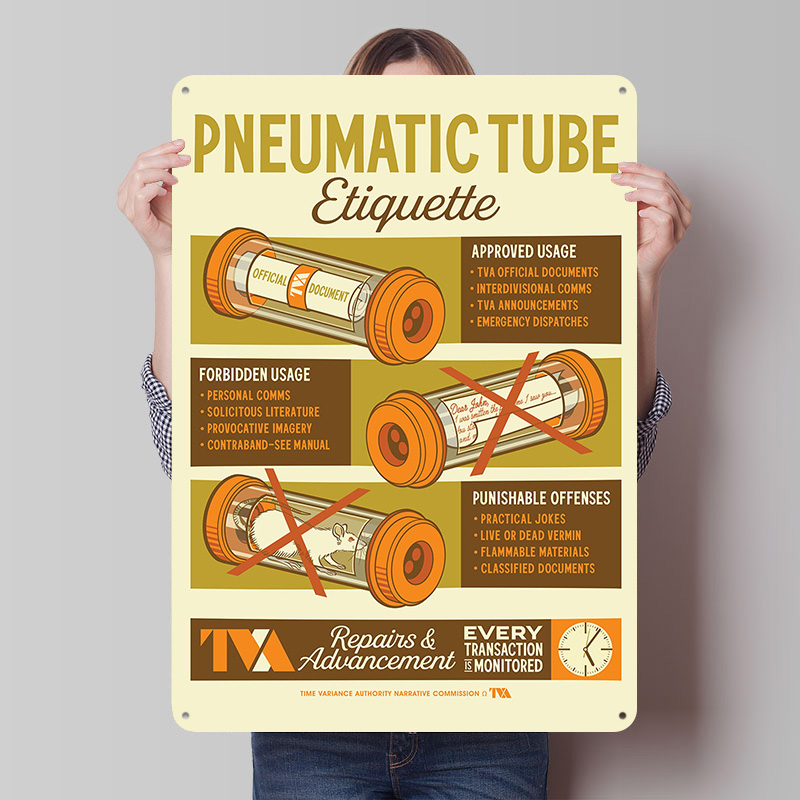 Retro Gaming Youtube - Pneumatische Rohr-Etikette Blechschild Poster Personalisierte Retro