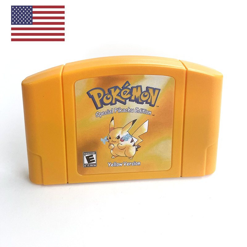 Retro Gaming Video - USA NTSC-Version Englische Pokemon Gelb N64