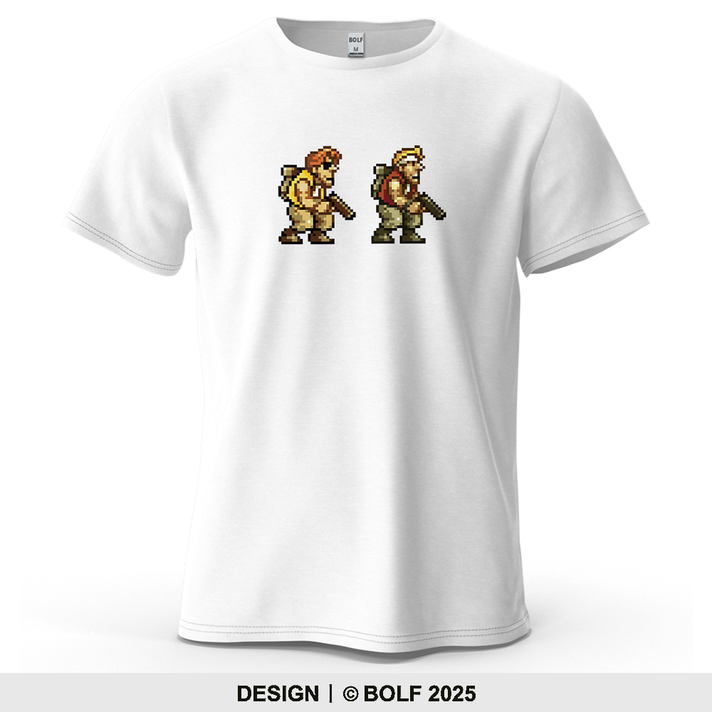 Retro Gaming Event - Herren-T-Shirt mit Pixel-Charakter-Spielthema, bedruckt, 100 %