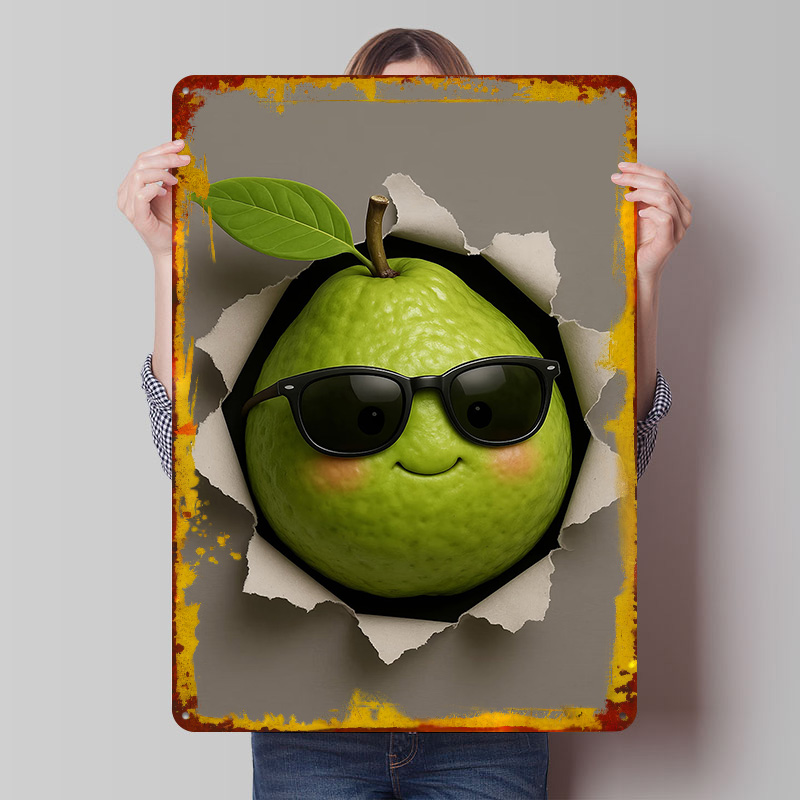 Retro Gaming Wallpaper - Cooles Poster mit Birne, die das