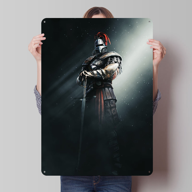 Retro Gaming Bar - Spartan Gladiator Spiel Poster Individualisierte Vintage