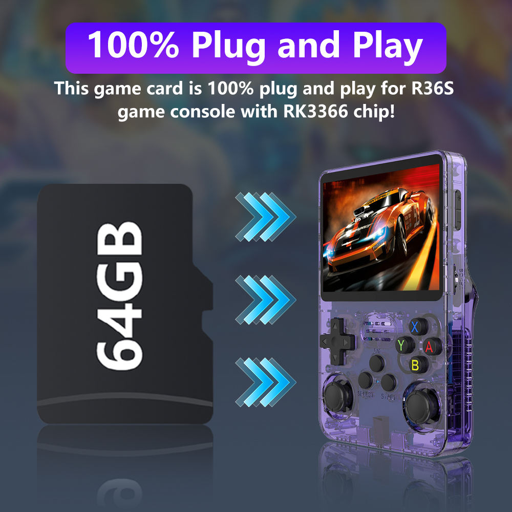 64 GB Spielkarte für R36S Retr – Retro Game Card Bewertung und Preis