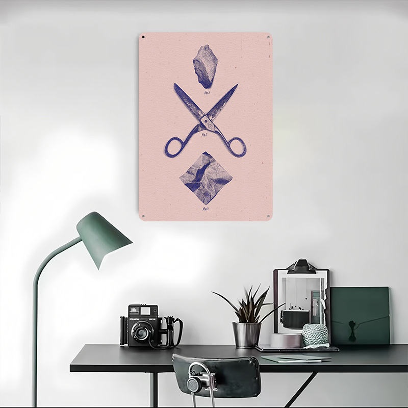 ROCK SCISSORS PAPER Poster Ind – Retro Gaming Wallpaper Bewertung und Preis