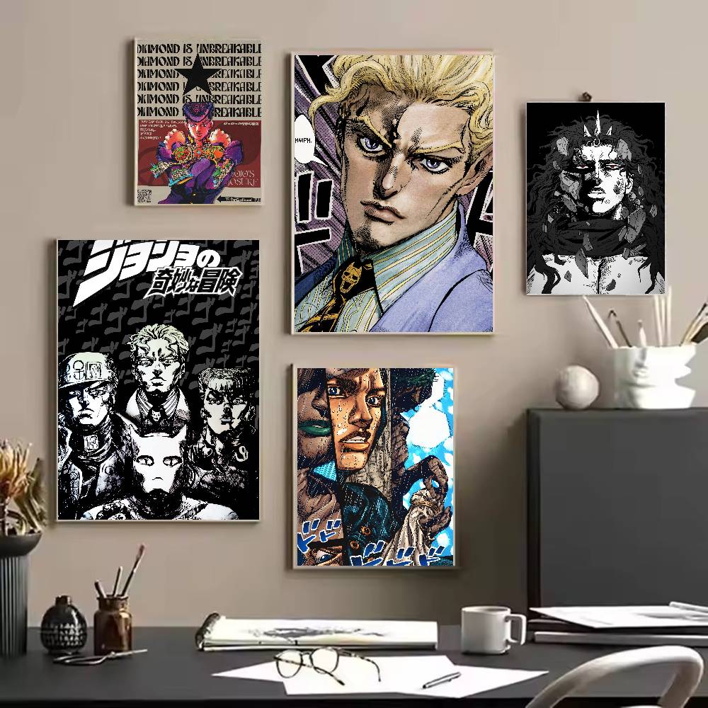 Beliebtes Manga JoJo B-Bizarre – Retro Gaming Wallpaper Bewertung und Preis