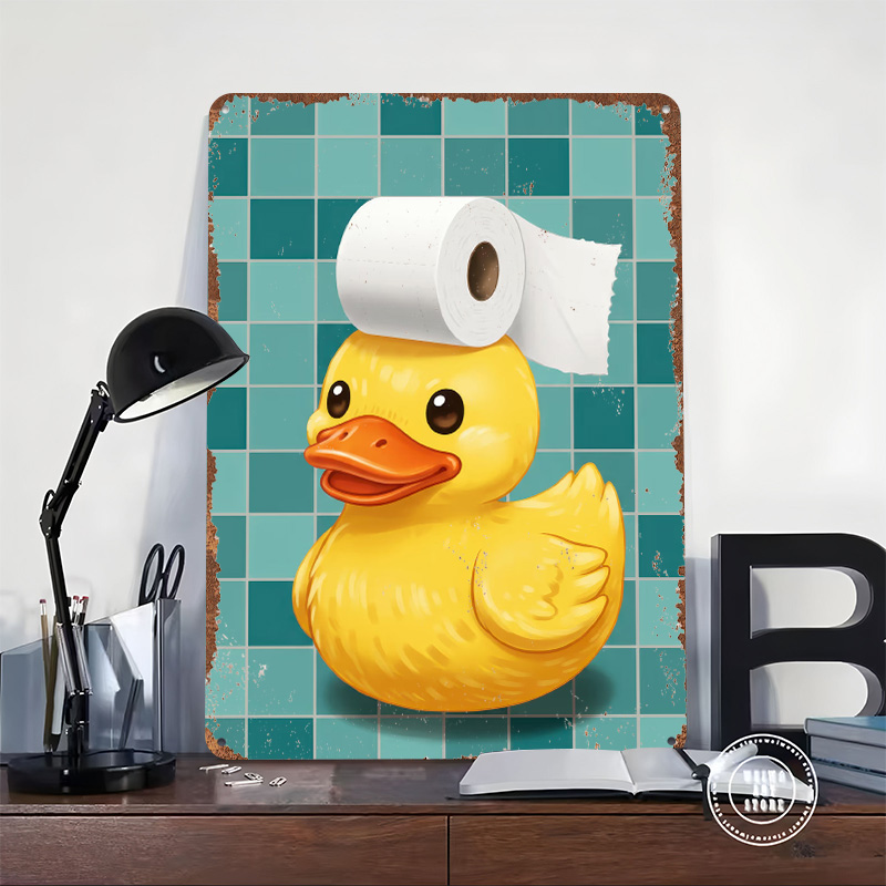 Ente mit Toilettenpapierhut –  – Retro Gaming Wallpaper Bewertung und Preis