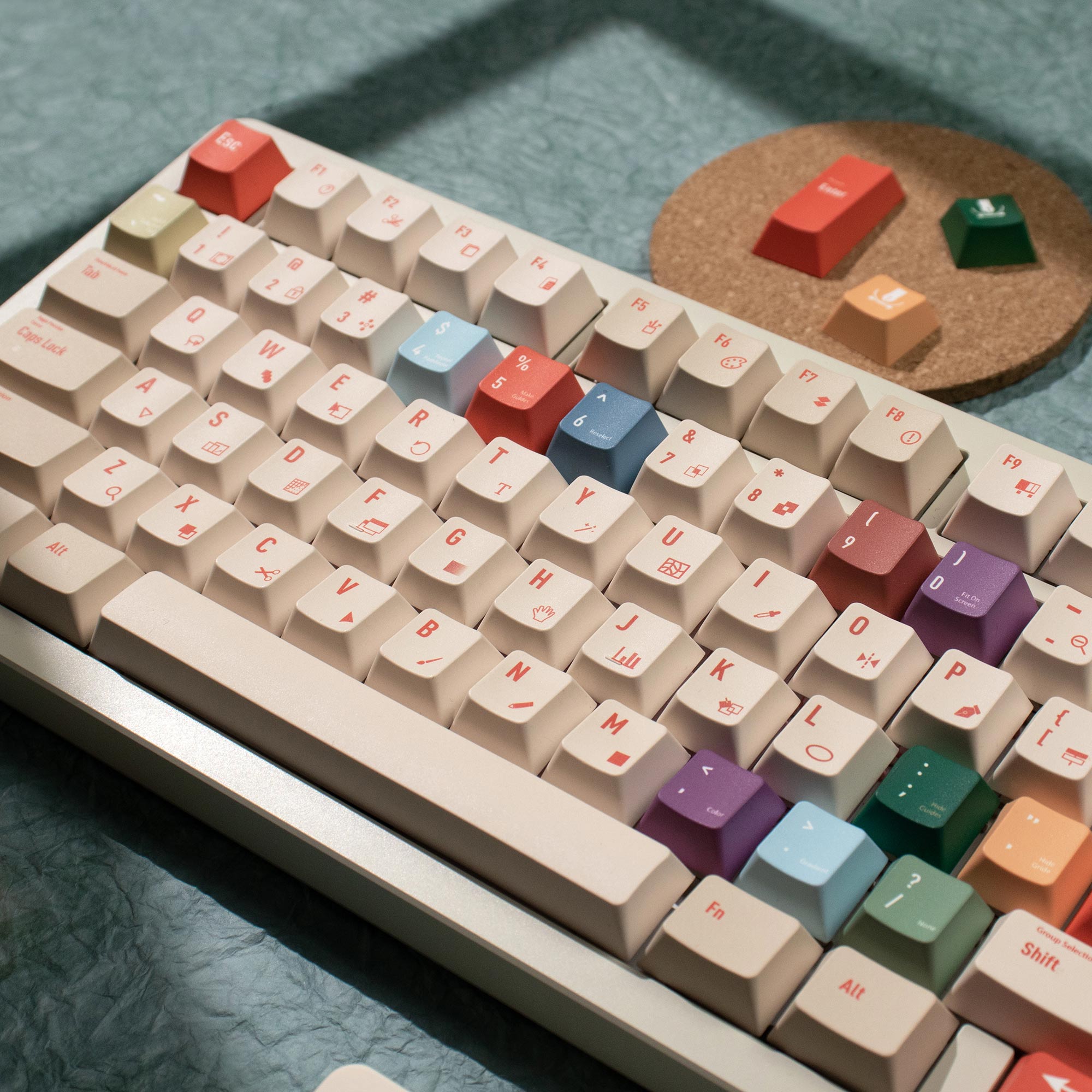 Illustrator-Tastenkappen DYE-S – Retro Gaming Keycaps Bewertung und Preis