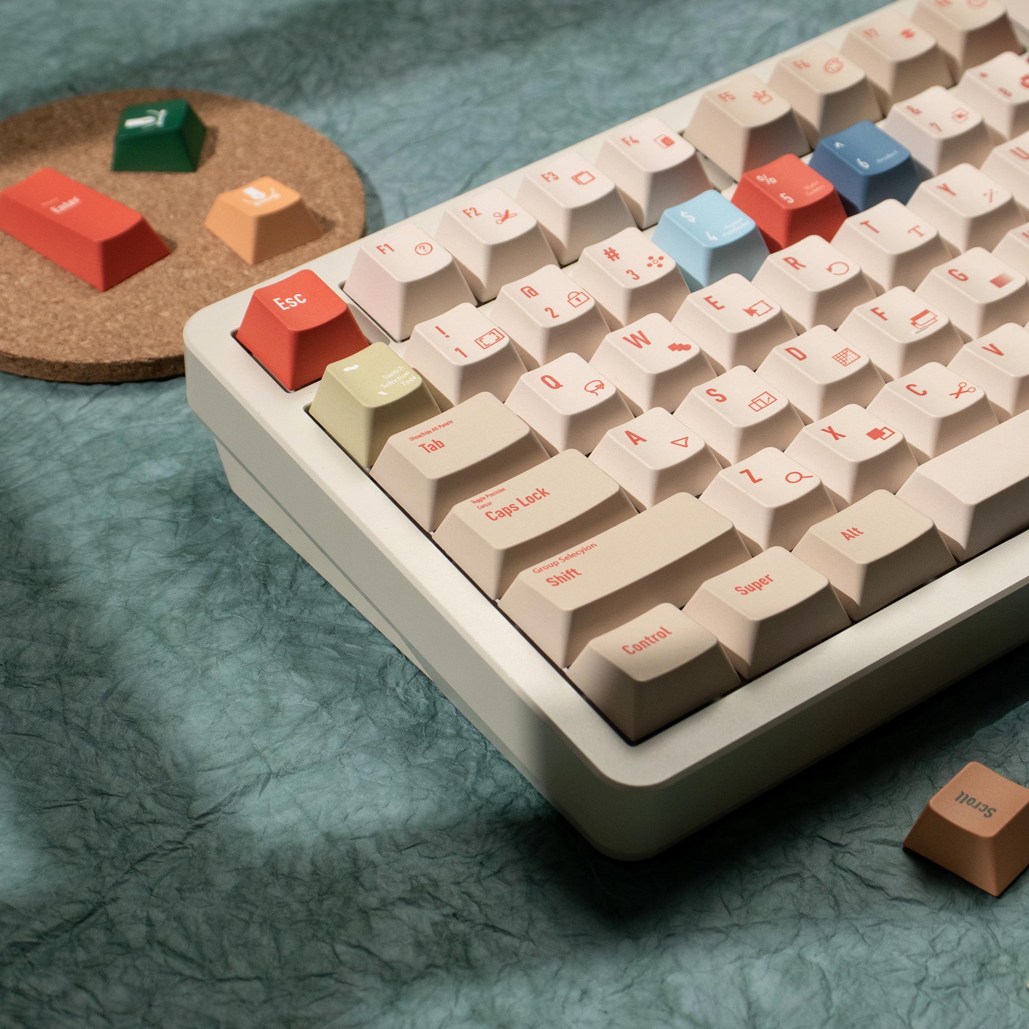Illustrator-Tastenkappen DYE-S – Retro Gaming Keycaps Bewertung und Preis