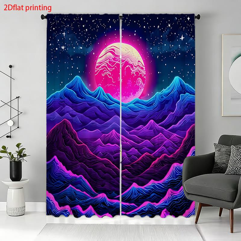 Synthwave-Vorhänge, Fenstervor – Retro Gaming Youtube Bewertung und Preis