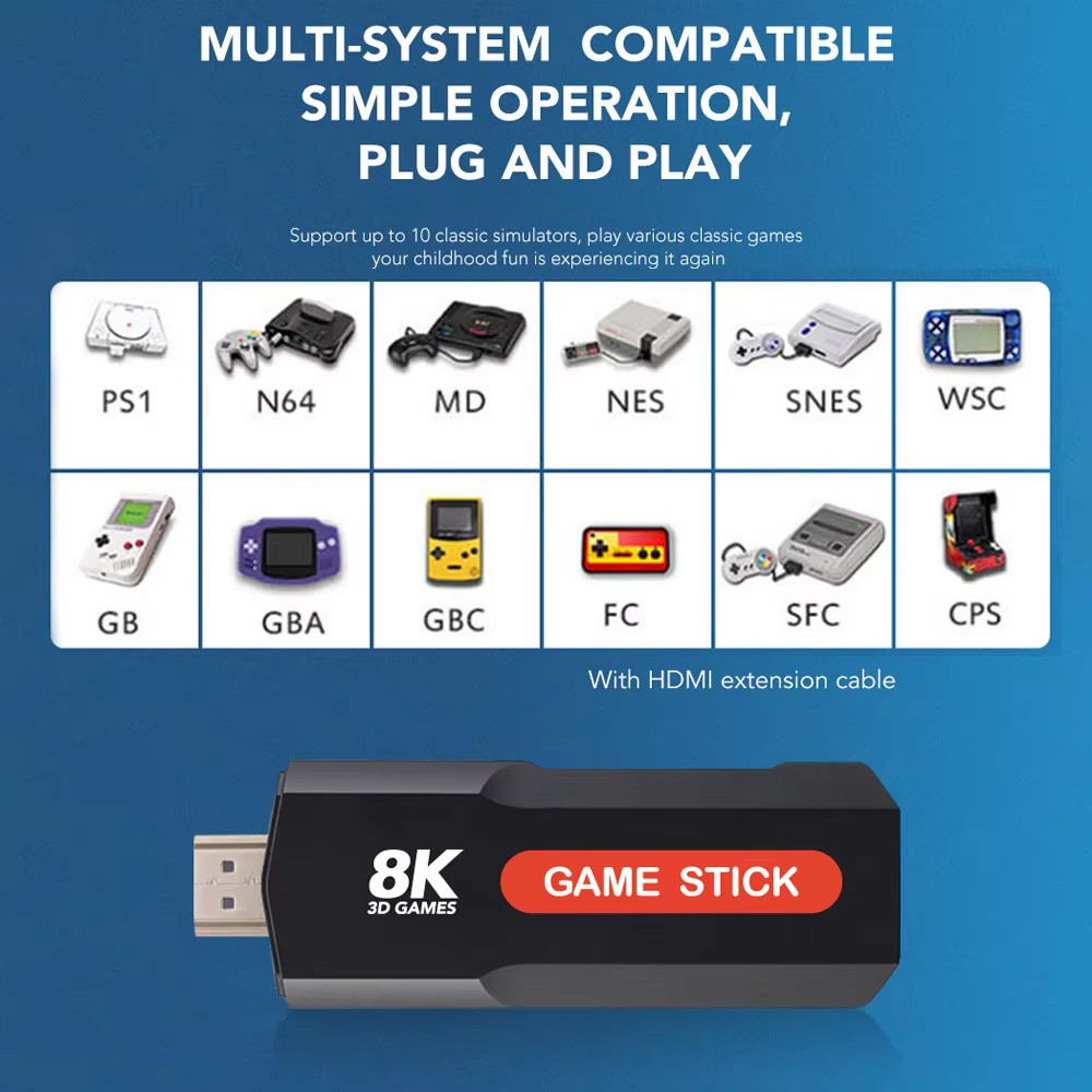 X2 Game Stick HD 4K 8K 3D Kons – Retro Gaming App Bewertung und Preis