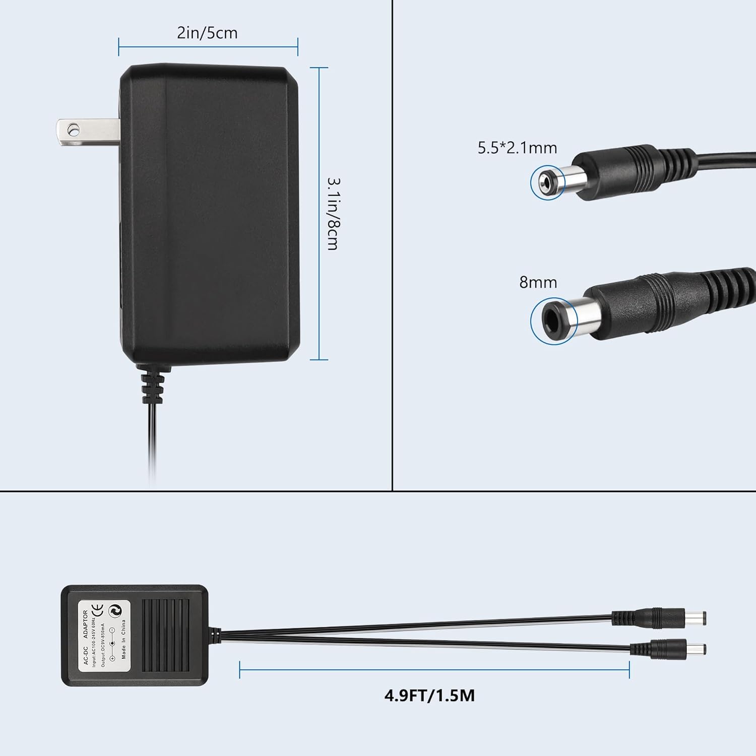 US-Stecker 3-in-1 AC-Netzteila – Retro Gaming Cables Bewertung und Preis