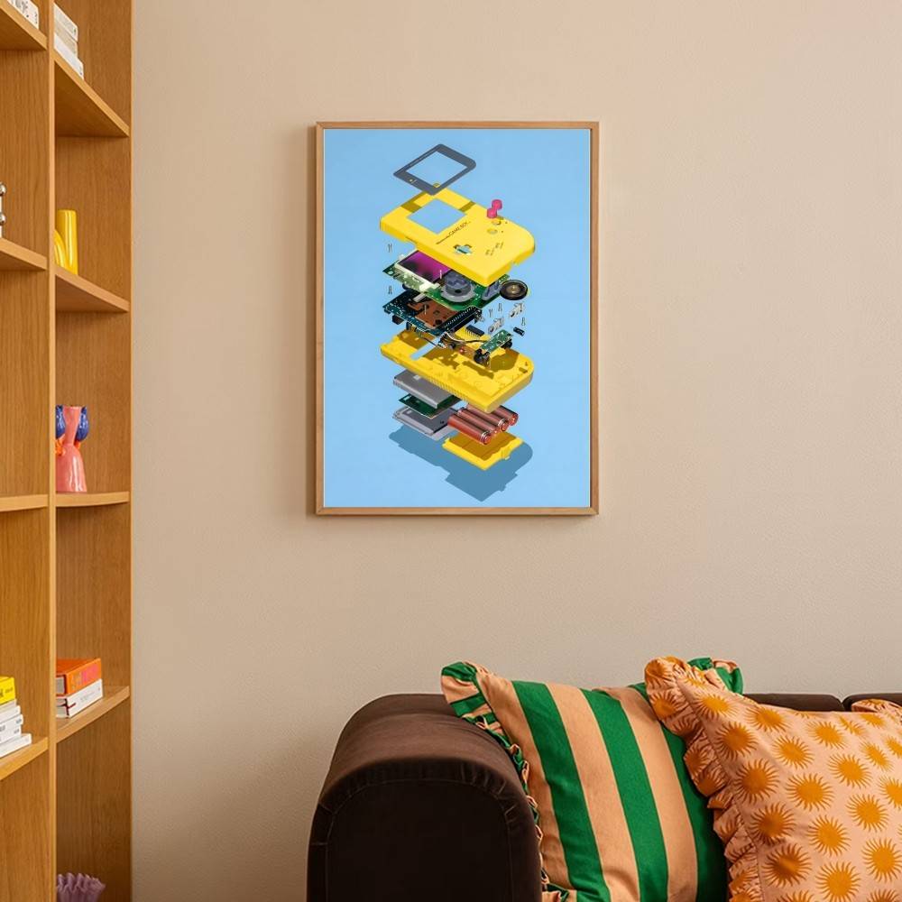 Explodiertes Spielkonsolen-Pap – Retro Gaming Wallpaper Bewertung und Preis