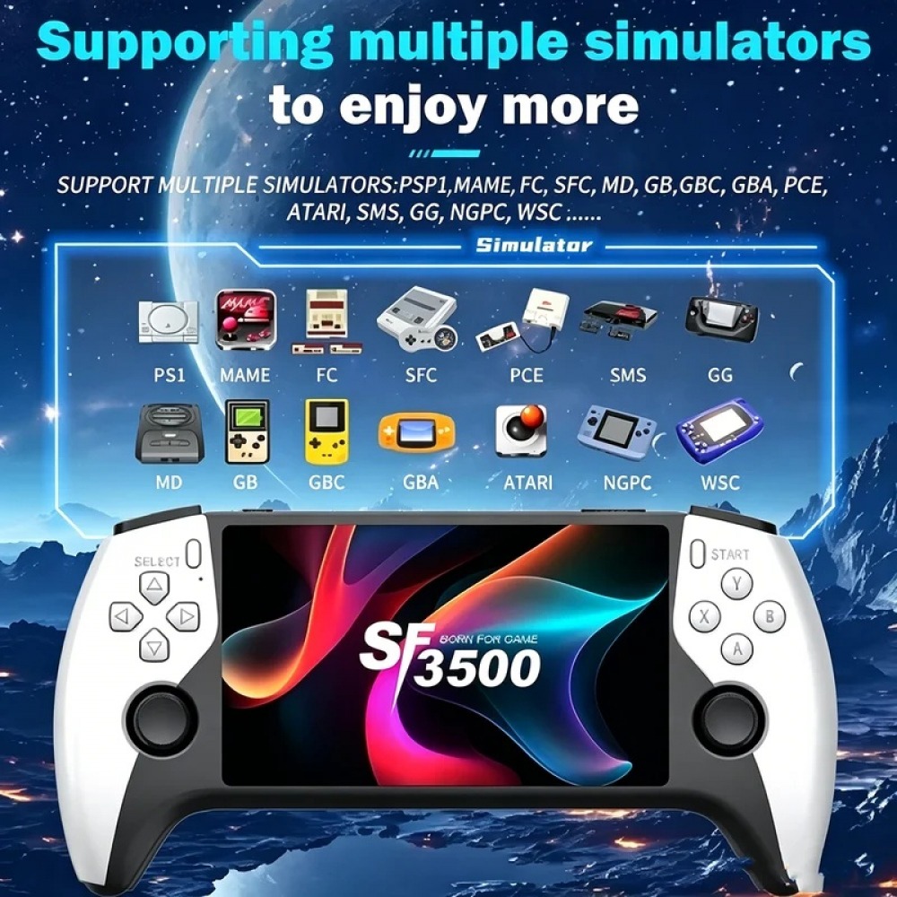 SF3500 5 Zoll Handheld-Spielko – Retro Gaming Emulator Console Bewertung und Preis